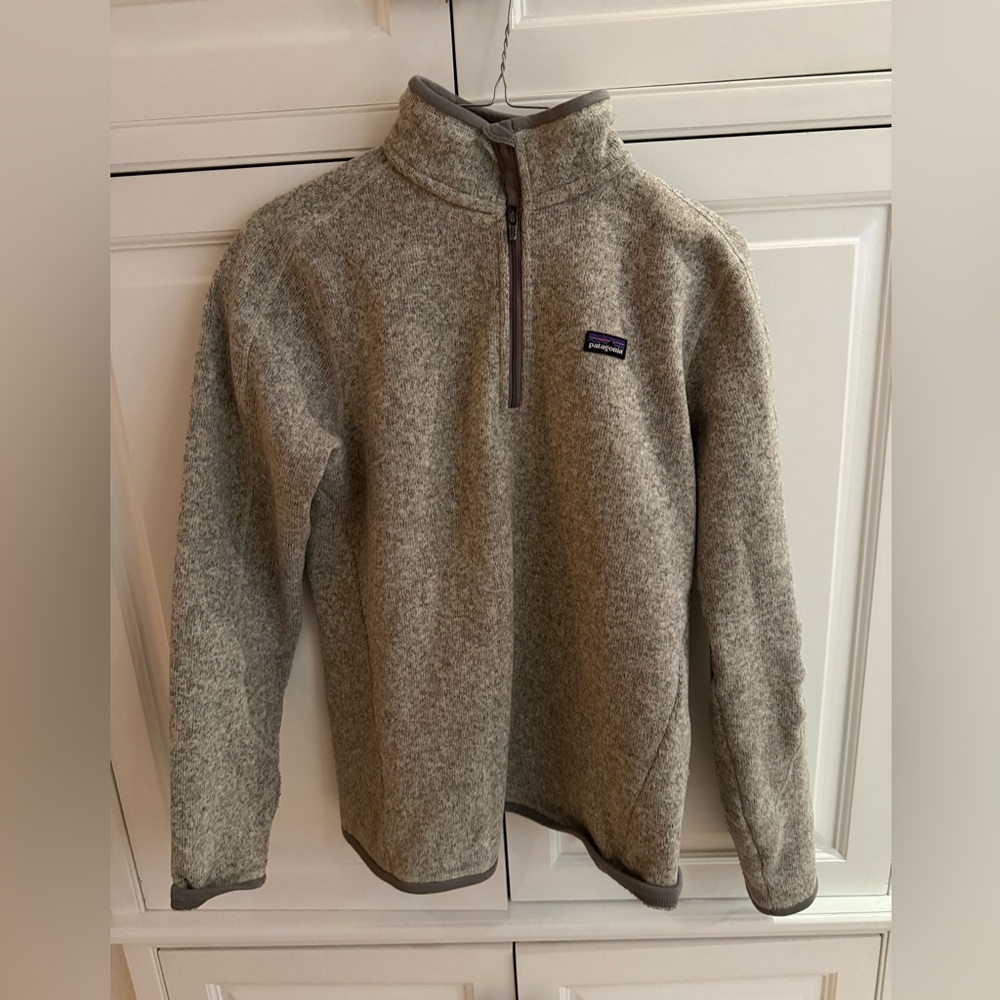 Patagonia Zip-Up Better Sweater in Gray